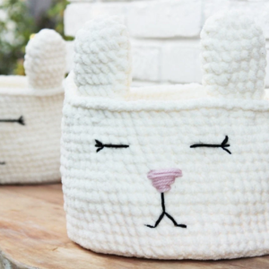 Crochet Baskety Bunny
