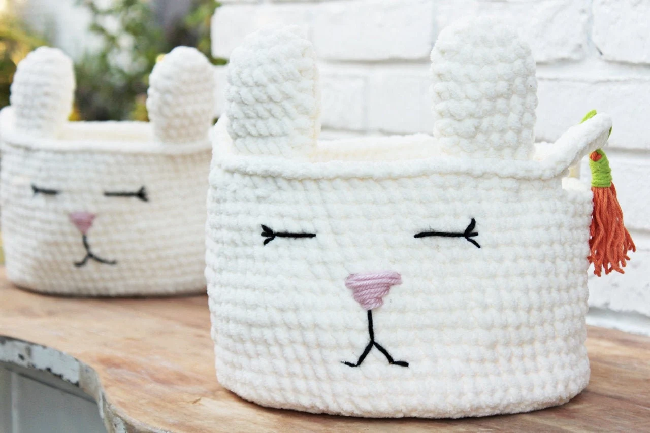 Crochet Baskety Bunny