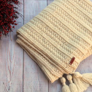 Textured crochet blanket pattern